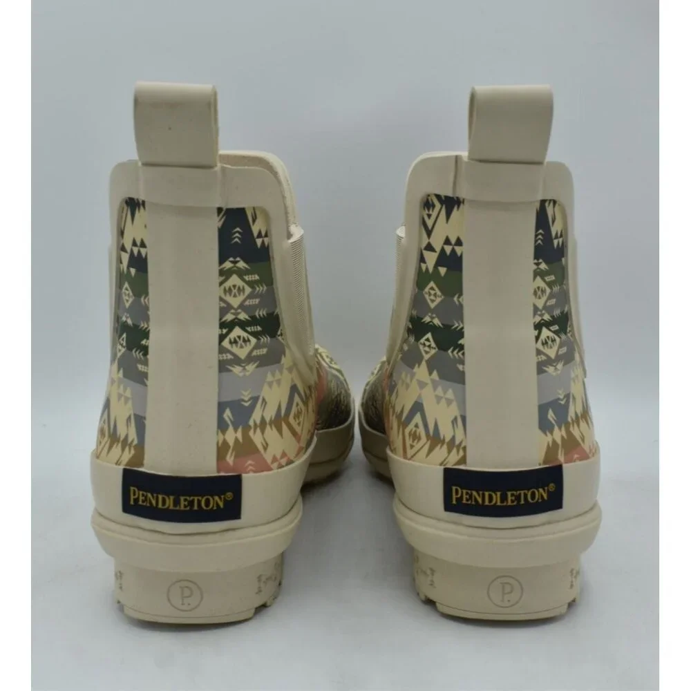 Pendleton‎ Womens Size 7 Agate Beach Fog Waterproof Chelsea Rain Boots Shoes